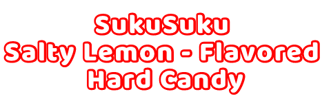 SukuSuku Salty Lemon flavored hard-candy